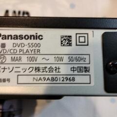 パナソニック　DVD-S500の画像