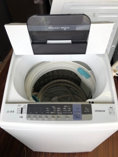 北九州市内配送無料　保証付き　NW-70C-W(ピュアホワイト) 白い約束 全自動洗濯機 上開き 洗濯7kg