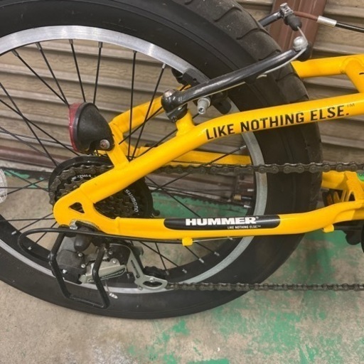 受け渡し決定】折りたたみ自転車 HUMMER