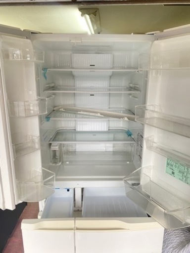 おすすめ　北九州市内配送無料　保証付き　NR-FVF452-W 冷蔵庫 FVFタイプ クラフトホワイト [6ドア /観音開きタイプ /