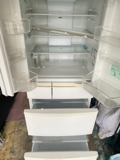 おすすめ　北九州市内配送無料　保証付き　NR-FVF452-W 冷蔵庫 FVFタイプ クラフトホワイト [6ドア /観音開きタイプ /
