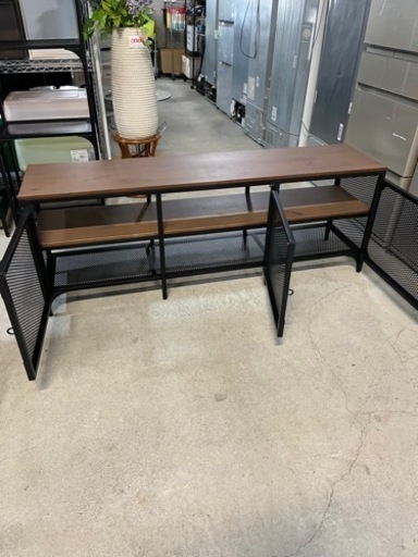 ☆激安!!☆ オシャレなウッド＆スチール シェルフユニット IKEA フィエルボシリーズ テレビ台 ローボード