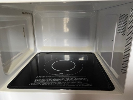 2022年製❄️ [山善] 電子レンジ 大容量 23L 一人暮らし 二人暮らし フラットテーブル 単機能 ヘルツフリー オートメニュー