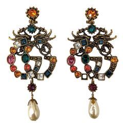 【高価買取】【GUCCI】グッチ GGモチーフ ビジューイヤリン...
