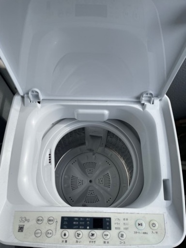 ハイアール/3.3kg 全自動洗濯機 ホワイト /JW-C33B-W