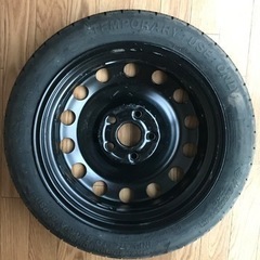 ゴルフ7 スペアタイヤ 16インチ テンパー タイヤの画像