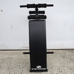 ※売却済※ STEP CROSS 腹筋台 腹筋マシーン 筋トレ トレーニング エクササイズ　シットアップカーブベンチの画像
