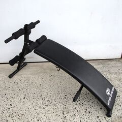 ※売却済※ STEP CROSS 腹筋台 腹筋マシーン 筋トレ トレーニング エクササイズ　シットアップカーブベンチの画像