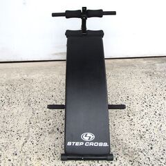 ※売却済※ STEP CROSS 腹筋台 腹筋マシーン 筋トレ トレーニング エクササイズ　シットアップカーブベンチの画像