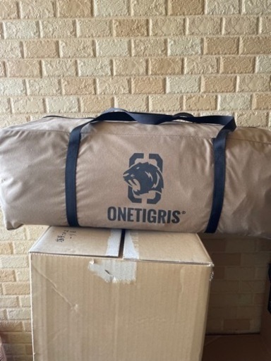 成約済【断捨離】【キャンプ】【テント】ONETIGRIS ソロホームステッドTC【火の粉穴あり】