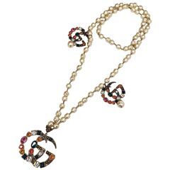 【高価買取】【GUCCI】グッチ GGモチーフ フェイクパールネ...
