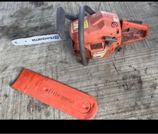 ハスクバーナチェーンソー　136 ジャンク