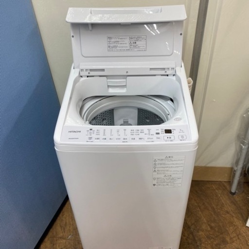 I391 ? ジモティー限定価格！2022年製の美品♪ 上位モデル！ HITACHI 洗濯機 （7.0㎏） ⭐ 動作確認済 ⭐ クリー