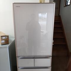 2019年製 日立 HITACHI 5ドア 冷凍冷蔵庫 R-S40J 401L ガラストップ