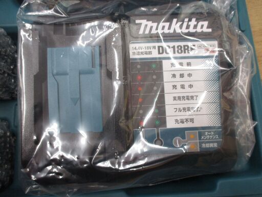 マキタ　makita　GA412DRGX　充電式ディスクグラインダ　未使用品　バッテリ18V二個/充電器付き　フルセット　【ハンズクラ