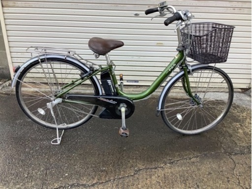 316  ヤマハ新機種電動アシスト自転車PAS 26インチ　グリーンアルミボディー