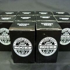 ☆サッポロビール ビアグラス ビールグラス SAPPORO BEER ON THE ROCKS 10点セット 酒器 食器 ガラス製 昭和レトロ 札幌 北20条店の画像