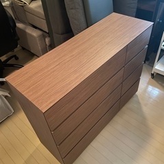ニトリ　ローチェスト　クエス120-4 MBRの画像