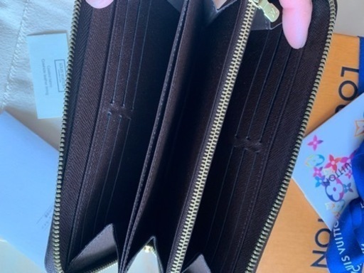 確実正規店、難波店で購入?ルイヴィトン lv 長財布?