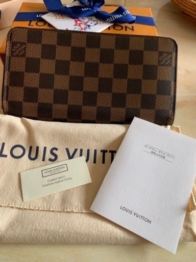 確実正規店、難波店で購入?ルイヴィトン lv 長財布?