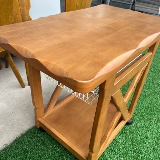 カリモク karimoku RUSTIC ルスティック ワゴン キッチンワゴン 作業台 収納 ナチュラル シンプル 北欧 インテリア 
