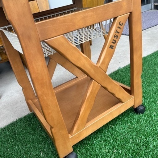 カリモク karimoku RUSTIC ルスティック ワゴン キッチンワゴン 作業台 収納 ナチュラル シンプル 北欧 インテリア 