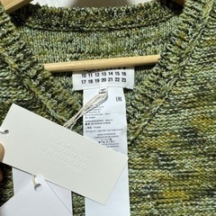 Maison Margiela knit vest 杢糸コットン混 ニットベストの画像