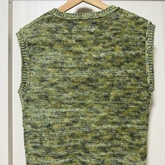 Maison Margiela knit vest 杢糸コットン混 ニットベストの画像