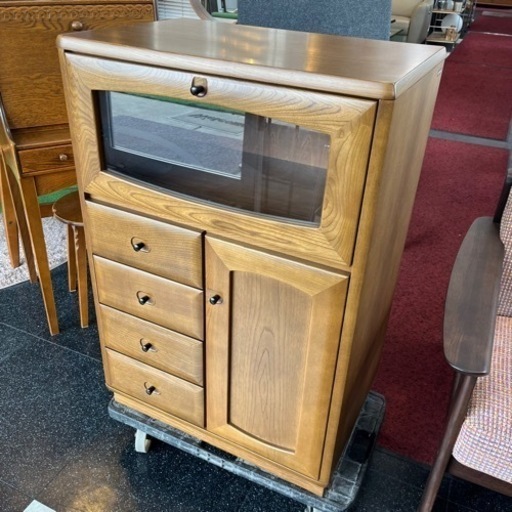 カリモク karimoku キャビネット チェスト FAX台 サイドボード 収納 ナチュラル インテリア シンプル ウッド