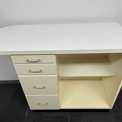 ダイニングテーブル　カウンターテーブル 横幅117cm 奥行き4...