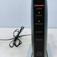 BUFFALO　無線LAN　Wi-Fi　ルーター　WSR-2533DHP　親機　ネットワーク機器　クールブラック　バッファローの画像