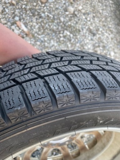 155/65 R13 73Qアルミ付きスタッドレスタイヤ4本　アルミホイール(タイヤ付き)買取