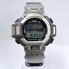 動作品 CASIO PROTREK PRT-600 気圧/高度/温度 登山 ハイキング アウトドア カシオ プロトレック 24年2月電池交換済 札幌市 清田区 平岡の画像