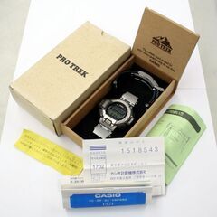 動作品 CASIO PROTREK PRT-600 気圧/高度/温度 登山 ハイキング アウトドア カシオ プロトレック 24年2月電池交換済 札幌市 清田区 平岡の画像