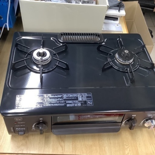 Paroma   パロマ　ガステーブル　ガスコンロ　IC-S37BM-2R  2022年製   都市ガス