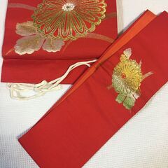 袋帯 作り帯 お太鼓 胴回り帯付きの画像
