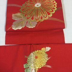 袋帯 作り帯 お太鼓 胴回り帯付きの画像