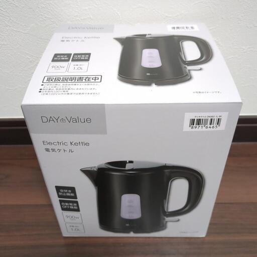 DAY Value 電気ケトル　ブラック