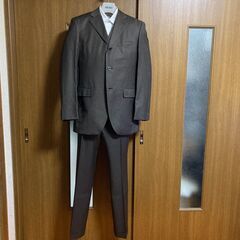 MONSIEUR NICOLE ZIGNONE 3ボタン茶 3ピース