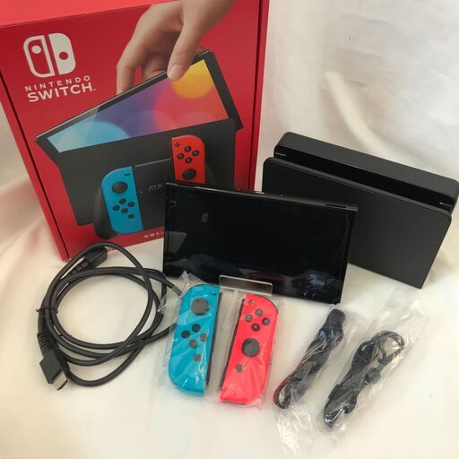 新入荷！！　Nintendo Switch (有機ELモデル) HEG-S-KABAA [ネオンブルー・ネオンレッド]　簡易動作チェックOk