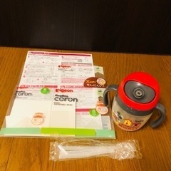 Pigeonマグマグコロンストロー ミッキー 赤の画像