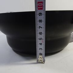 よこやま 燕熟の技 共柄天ぷら鍋24cm 温度計付き EJTP-402の画像