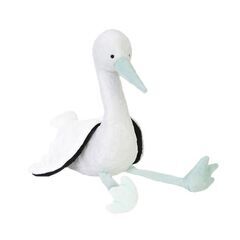 タグ付き新品ぬいぐるみ2個セット（定価合計6600円）/こうのとり/丸洗い可能/妊活グッズ/鳥/輸入子どもおもちゃの画像