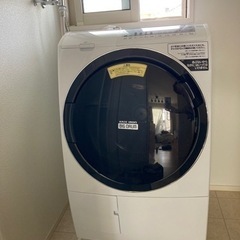 日立電気洗濯乾燥機 ドラム式10kg 2021年製 BD-SG1OOFL