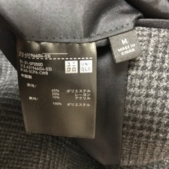 ユニクロコートMの画像