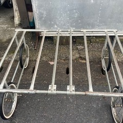 作業台車 収穫台車 鉄製 移動 引取限定　1300×960×56...