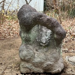 彫刻石　庭石　鑑賞石　猿　引き取り限定