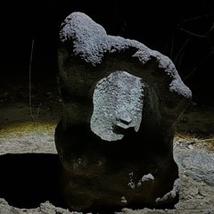 彫刻石 庭石 鑑賞石 猿 引き取り限定