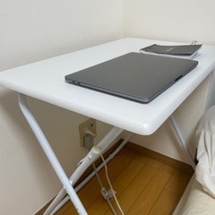 ニトリ　折りたたみデスクフレッタＷＨ