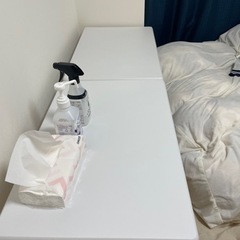 ニトリ　折りたたみデスクフレッタＷＨの画像